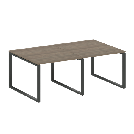 Переговорный стол 2 столешницы Metal System Style БО.ПРГ-2.1 2000x1235x750