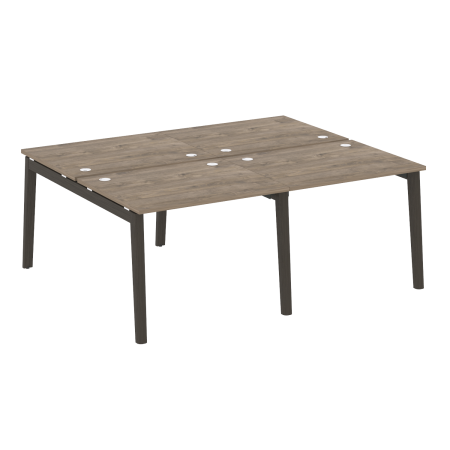 Рабочая станция на деревянных опорах Onix Wood OW.D.RS-4.1.8 1960x1635x750