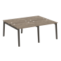 Рабочая станция на деревянных опорах Onix Wood OW.D.RS-4.1.8 1960x1635x750