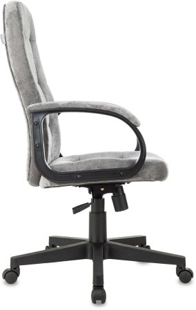 Кресло руководителя CH 002 Fabric серый Light-19 крестов. пластик (Серый)