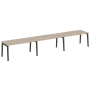Рабочая станция на деревянных опорах Onix Wood OW.RS-3.4.8 4740x800x750