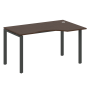 Стол криволинейный правый Metal System Style БП.СА-2 Пр 1400x900x750