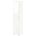 Шкаф для документов узкий со стеклом белым LT.SU-1.7 R (L) white