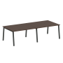 Стол для переговоров (2 столешницы) на А-образном м/к Metal System Style БА.ПРГ-2.3 2800x1235x750