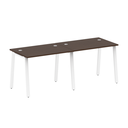 Рабочая станция на 2 рабочих места на А-образном м/к Metal System Style БА.СМ-2.1 2000x720x750