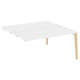 Стол-приставка двойной на деревянных опорах Onix Wood OW.D.SPR-4.8 1580x1635x750