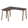 Стол криволинейный левый Metal System Style БА.СА-3 Л 1400x1200x750