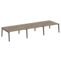 Рабочая станция на деревянных опорах Onix Wood OW.D.RS-6.4.7 4740x1475x750