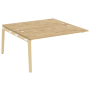 Наборный элемент рабочей станции на деревянных опорах Onix Wood OW.2.NRS-4.8 1580x1635x750