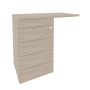 Тумба приставная TIP-ON универсальная л/пр Onix O.TPU-4 TIP 842x460x750