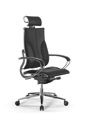 Кресло для руководителя Метта Y 2DM B2-10K - Infinity /Kc06/Nc06/K2cL/H2cL-3D(M26.B32.G25.W03) (Черный)