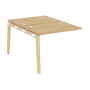 Наборный элемент рабочей станции на деревянных опорах Onix Wood OW.2.NRS-1.7 980x1475x750