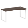 Стол криволинейный левый Metal System Style БО.СА-1 Пр 1600x900x750
