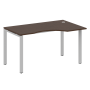 Стол криволинейный правый Metal System Style БП.СА-2 Пр 1400x900x750