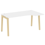 Стол эргономичный правый на деревянных опорах Onix Wood OW.SA-1R 1580x980x750