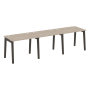 Рабочая станция на деревянных опорах Onix Wood OW.RS-3.1.7 2940x720x750