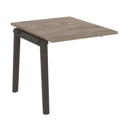Проходной наборный элемент переговорного стола на деревянных опорах Onix Wood OW.NPRG-0 780x980x750