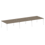 Рабочая станция на 6 рабочих места на А-образном м/к Metal System Style БА.СМ-6.4 4800x1475x750