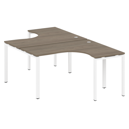 Рабочая станция криволинейная Metal System Style БП.РАС-СА-2.3 1400x2435x750