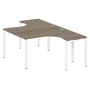 Рабочая станция криволинейная Metal System Style БП.РАС-СА-2.3 1400x2435x750