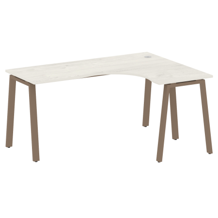 Стол криволинейный правый Metal System Style БА.СА-4 Пр 1600x1200x750