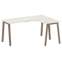 Стол криволинейный правый Metal System Style БА.СА-4 Пр 1600x1200x750