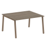 Стол для переговоров (1 столешница) на А-образном м/к Metal System Style БА.ПРГ-1.3 1400x1235x750