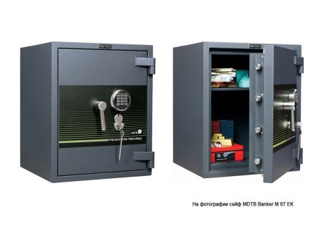 Взломостойкий сейф MDTB Banker M 1368 2K (Графит)