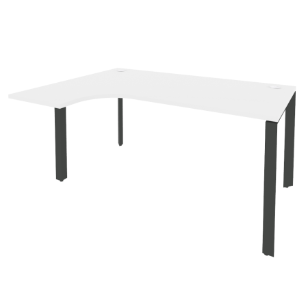 Стол эргономичный левый на П-образном м/к Onix O.MP-SA-4L 1580x1180x750