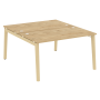 Рабочая станция на деревянных опорах Onix Wood OW.D.RS-2.3.8 1380x1635x750