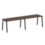 Рабочая станция на 2 рабочих места на А-образном м/к Metal System Style БА.СМ-2.3 2800x720x750