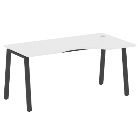 Стол криволинейный правый Metal System Style БА.СА-1 Пр 1600x900x750