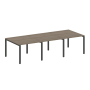 Переговорный стол 3 столешницы Metal System Style БП.ПРГ-3.1 3000x1235x750
