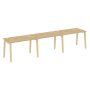Рабочая станция на деревянных опорах Onix Wood OW.RS-3.2.7 3540x720x750