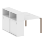 Рабочая станция с опорным шкафом-купе Metal System Style БП.РС-СШК-2.1 1410x1475x1098