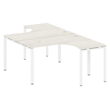 Рабочая станция криволинейная Metal System Style БП.РАС-СА-2.3 1400x2435x750
