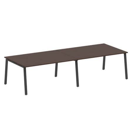 Стол для переговоров (2 столешницы) на А-образном м/к Metal System Style БА.ПРГ-2.4 3200x1235x750