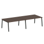 Стол для переговоров (2 столешницы) на А-образном м/к Metal System Style БА.ПРГ-2.4 3200x1235x750