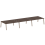 Рабочая станция на 6 рабочих места на А-образном м/к Metal System Style БА.СМ-6.5 5400x1475x750