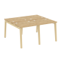 Рабочая станция на деревянных опорах Onix Wood OW.D.RS-4.0.7 1560x1475x750