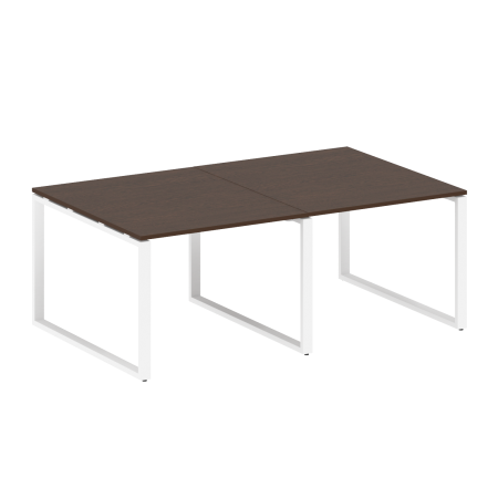 Переговорный стол 2 столешницы Metal System Style БО.ПРГ-2.1 2000x1235x750