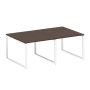 Переговорный стол 2 столешницы Metal System Style БО.ПРГ-2.1 2000x1235x750