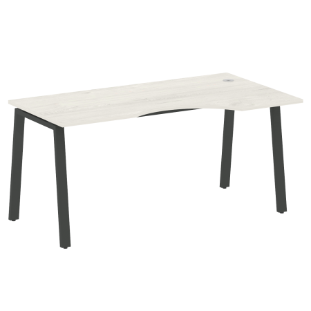Стол криволинейный правый Metal System Style БА.СА-1 Пр 1600x900x750