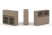 Тумба двойная + низкая надставка ES.NB.2N-1 (1500х410х1135)
