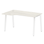 Стол криволинейный левый Metal System Style БА.СА-2 Л 1400x900x750