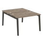 Рабочая станция на деревянных опорах Onix Wood OW.D.RS-2.2.8 1180x1635x750