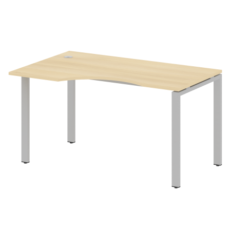 Стол криволинейный левый Metal System Style БП.СА-2 Л 1400x900x750