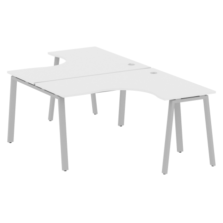 Рабочая станция криволинейная Metal System Style БА.РАС-СА-2.3 1400x2435x750