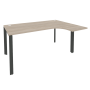 Стол эргономичный правый на П-образном м/к Onix O.MP-SA-4R 1580x1180x750