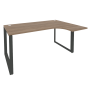 Стол эргономичный правый на О-образном м/к Onix O.MO-SA-4R 1580x1180x750
